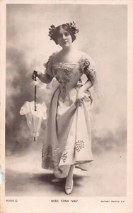 POSTKARTE - EDWARDIANISCHE SCHAUSPIELERIN - MISS EDNA MAY - ROTARY - Bild 1 von 2