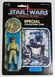Vintage Star Wars Carded POTF AT-ST Driver MOC Very Nice! - Picture 1 of 4