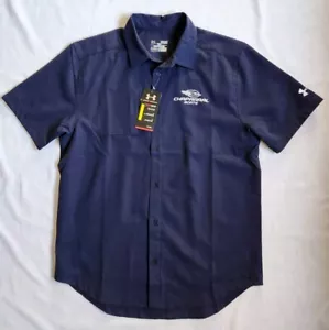 NWT Men's Navy Under Armour White Embroidered Chaparral Boats Size Medium - Picture 1 of 8