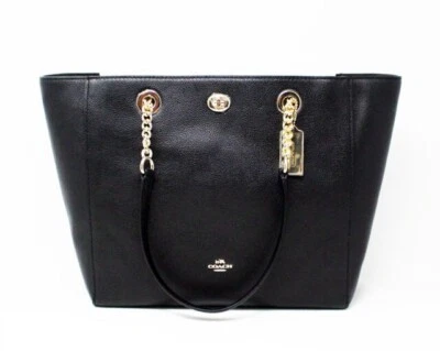Coach 56830 black Leather tote bag NWT - Image 1 of 4