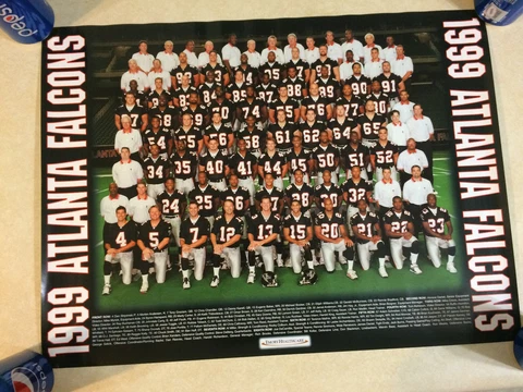 1999 Atlanta Falcons Team Poster Cover