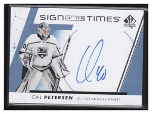 2022-23 SP Authentic #SOTT-PE Cal Peterson Sign Of The Times Auto - Picture 1 of 2