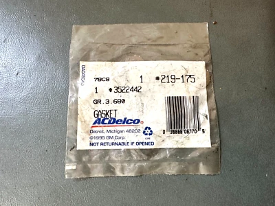 Junta de válvula GM OEM NOS 3522442 EGR 1993-1995 Chevrolet Corvette 5,7 L Foto 1 de 2