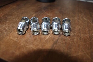 Parker 391P-6-4 3/8" Compression Chrome Plated Brass Pipe Coupler 5Pk - Picture 1 of 3