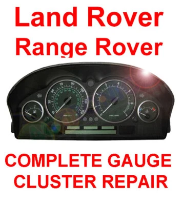 Land Rover Range Rover 2002-2005 Instrument Gauge Cluster LCD Pixel REPAIR - Image 1 of 3
