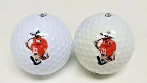 M & M Red Character Logo Golf Ball ~ (Pinnacle Gold LS) AAA ~ Lot Of 2 - Picture 1 of 10