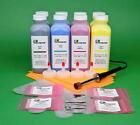 Hp Cp3505dn Cp3505n Cp3505x Two Four Color Toner Refill Kit W/ Hole-Making Tool
