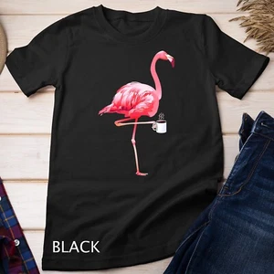 Camiseta Flamingo Coffee Lover Regalo Camiseta Unisex - Imagen 1 de 15