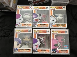 Dragon Ball Z Funko Pop Lot + Exclusives Frieza, Trunks, Dodoria, Mecha Frieza - Picture 1 of 2