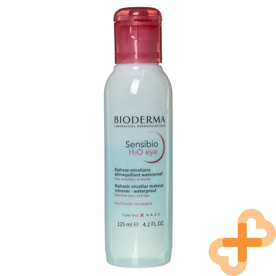 Bioderma Sensibio H2O Augen Biphasic Micellar Makeup-Entferner 125 ML Wasserfest - Bild 1 von 4