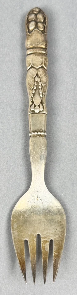 Tenedor de servir vintage Georg Jensen plateado - ornamental #54 Foto 1 de 4