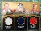 2008-09 Artifacts Tundra Trios Gold Smith Trottier Bourne 3 Color Swatch #21/75