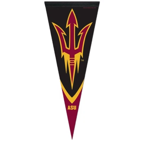 ARIZONA STATE SUN DEVILS ROLL UP PREMIUM FELT PENNANT 12"x30" NEW WINCRAFT 👀 Cover
