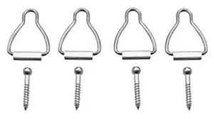 Prime-Line PL 7768 Spline Channel Bail Latch with Screws (Pack of 4), Mill - Picture 1 of 1