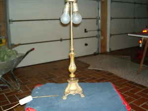 Dachbodenfund Antike Messing Lampe - Bild 1 von 4