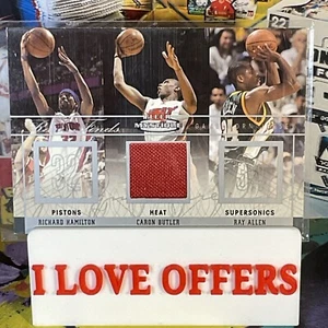 235/300 RARE 2003/04 MYSTIQUE RAY ALLEN RICHARD HAMILTON CARON BUTLER JERSEY STR - Picture 1 of 4