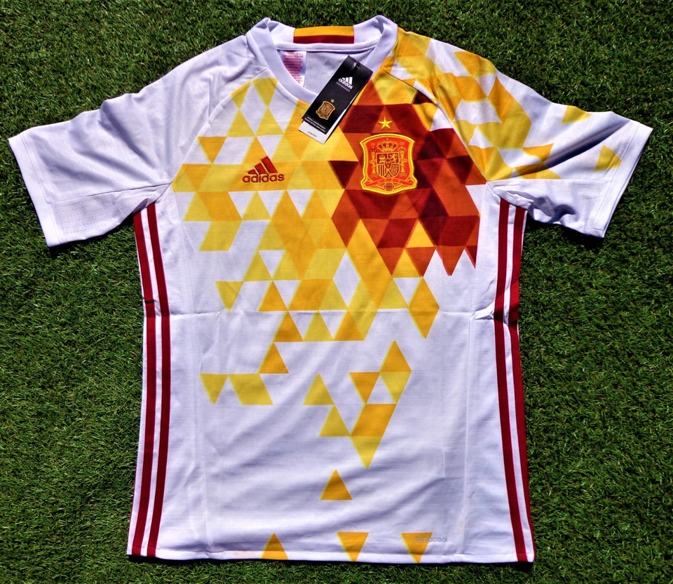 Spanien Spain Kinder Kids Trikot Jersey Größe 176 ADIDAS Espana Fussball FEF NEU - Bild 1 von 4