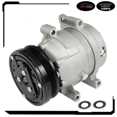 A/C AC Compressor New Fit For Chevrolet Corvette 5.7L 1997-2001 2002 2003 2004 - Image 1 of 4