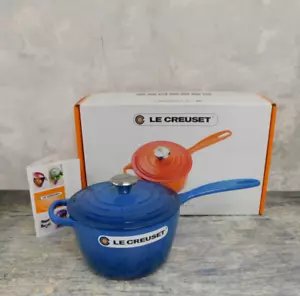 Le Creuset Signature Cast Iron 2.25 Quart Saucepan, Marseille - New - Picture 1 of 14