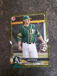 2018 Topps Bowman Prospects Rookie Austin Peck RC Card# BP6 - Picture 1 of 2