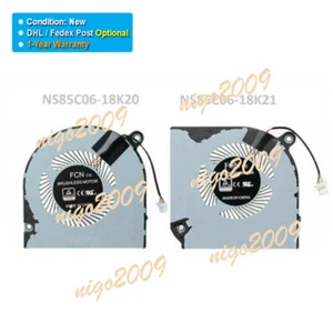 1 Pair NS85C06-18K21 & NS85C06-18K20 Notebook Cooling Fan Fit for Acer Laptop - Picture 1 of 5