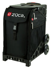 Zuca Obsidian Sport Insert Bag and Black Frame with Flashing Wheels