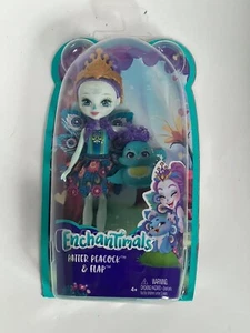 Mattel Enchantimals Patter Pfau Puppe 6" Haustier Klappe Figur Set - Bild 1 von 2