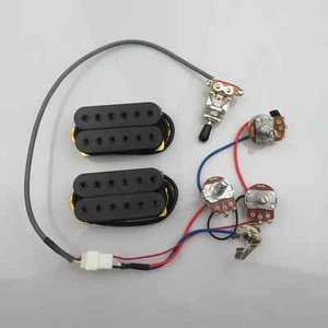 Gitarren Tonabnehmer Humbucker E-Gitarre Tonabnehmer 4C Set mit 2v1t Kabelbaum - Bild 1 von 32