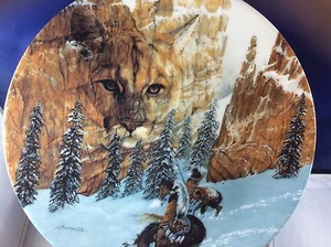 LOT of"Canyon of the Cat" Collectors Plate Julie Kramer Cole - Mint  + Bonus - Picture 1 of 9