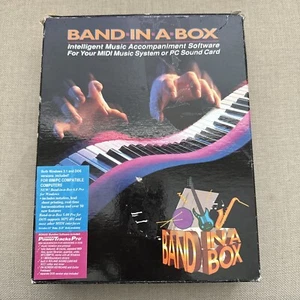 Vintage Band In A Box 6.0 Retail Copy For IBM PC With Power Tracks Pro - Picture 1 of 6