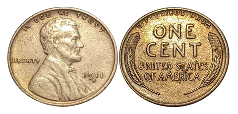 1911-S  Lincoln Wheat Cent CLEAN SURFACES Unc. RED MS+++ ID93496 Cover