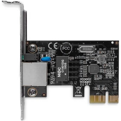 1 Port PCI Express PCIe Gigabit NIC Server Adapter Network Card - Low Profile - Image 1 of 2