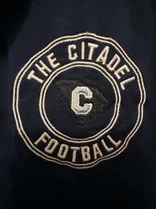 The Citadel Football Adidas Polo Shirt Size M Medium Bulldogs Team Issue - Picture 1 of 5