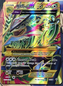 Pokémon Mega Rayquaza EX 2015 arte completo 98/98 XY orígenes antiguos como nuevo - Imagen 1 de 4