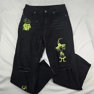 Jeans Disney L'incubo prima di Natale brilla nel buio denim nero taglia 1 3 - Foto 1 di 9