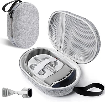 Funda de Viaje CoBak Compatible con Apple Vision Pro y Otros Accesorios, Gris