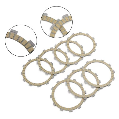 Clutch Friction Plate Kit for Kawasaki EX500 Ninja 500 1994-2005 13088-1013 - Image 1 of 4
