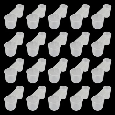 10/20*Pet Bird Feeder Drinker Cup Water Bottle Chicken Poultry Dove Pigeon Quail - Image 1 of 4