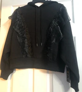Junior Forever 21 Wicked schwarzes Kapuzenpullover Größe Small neu mit Etikett B2 - Bild 1 von 2