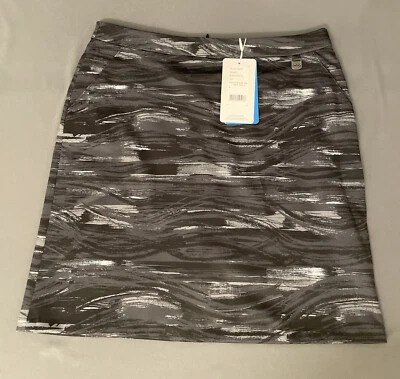 Pantalón corto de golf Ping para mujer Mona 2 negro geométrico poliéster nuevo con etiquetas precio de venta sugerido por el fabricante 79 USD Foto 1 de 4