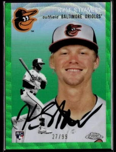 2023 Topps Cromo Platino Anniv #80 Kyle Stowers Rifrattori Onda Verde Orioles - Foto 1 di 2
