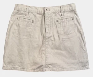 Circo Beige Zip Front Girl’s School Uniform Skort Front Pockets Size L 10/12 - Picture 1 of 5