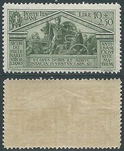 1930 REGNO VIRGILIO 10 LIRE MNH ** - E57 - Imagen 1 de 1