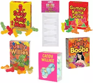 Gelee Willies Süßigkeiten Gummi Kamasutra Süßigkeiten Brustwarze Eis für Hirschnacht Henne Party - Bild 1 von 10