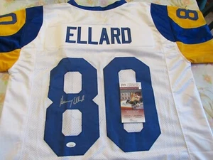Henry Ellard Los Angeles Rams signed handsigniert Custom Style Trikot JSA - Bild 1 von 5