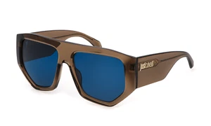 Just Cavalli SJC097 0805 MARRON CHIARO TRASPAR. 58/17/140 Unisex Sonnenbrillen - Bild 1 von 2