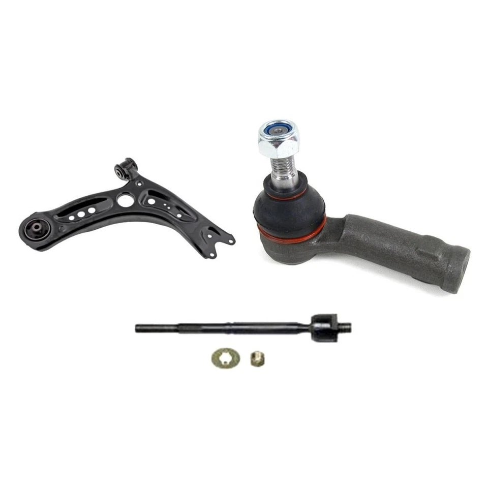 For Volkswagen GTI 15-18 Control Arm and Tie Rod End Kit Supreme Front Passenger Foto 1 de 1
