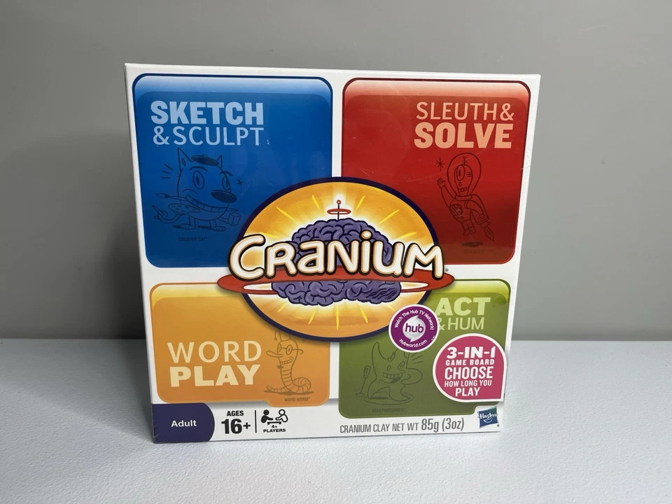 Cranium 3 In 1 Board Game Adult 600 New Cards 2012 NEW SEALED In Box - Image 1 of 4
