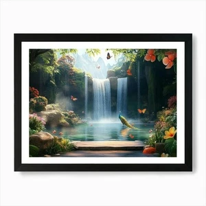 Schöne Natur Landschaft Reise Liebe gerahmtes Wandbild Poster Leinwanddruck Bild - Bild 1 von 4