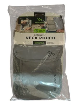 Travelon Travel Pouch Rfid Blocking Undergarment Neck Pouch Travel Wallet, Gray - Image 1 of 4